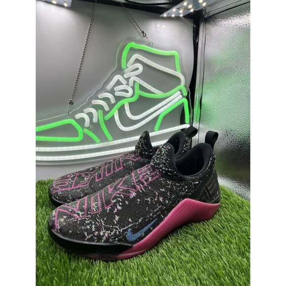 Nike‎ React Metcon Amp US Pink Black CN5501-046 Athletic Shoes Mens 8 W9.5 - Picture 2 of 8